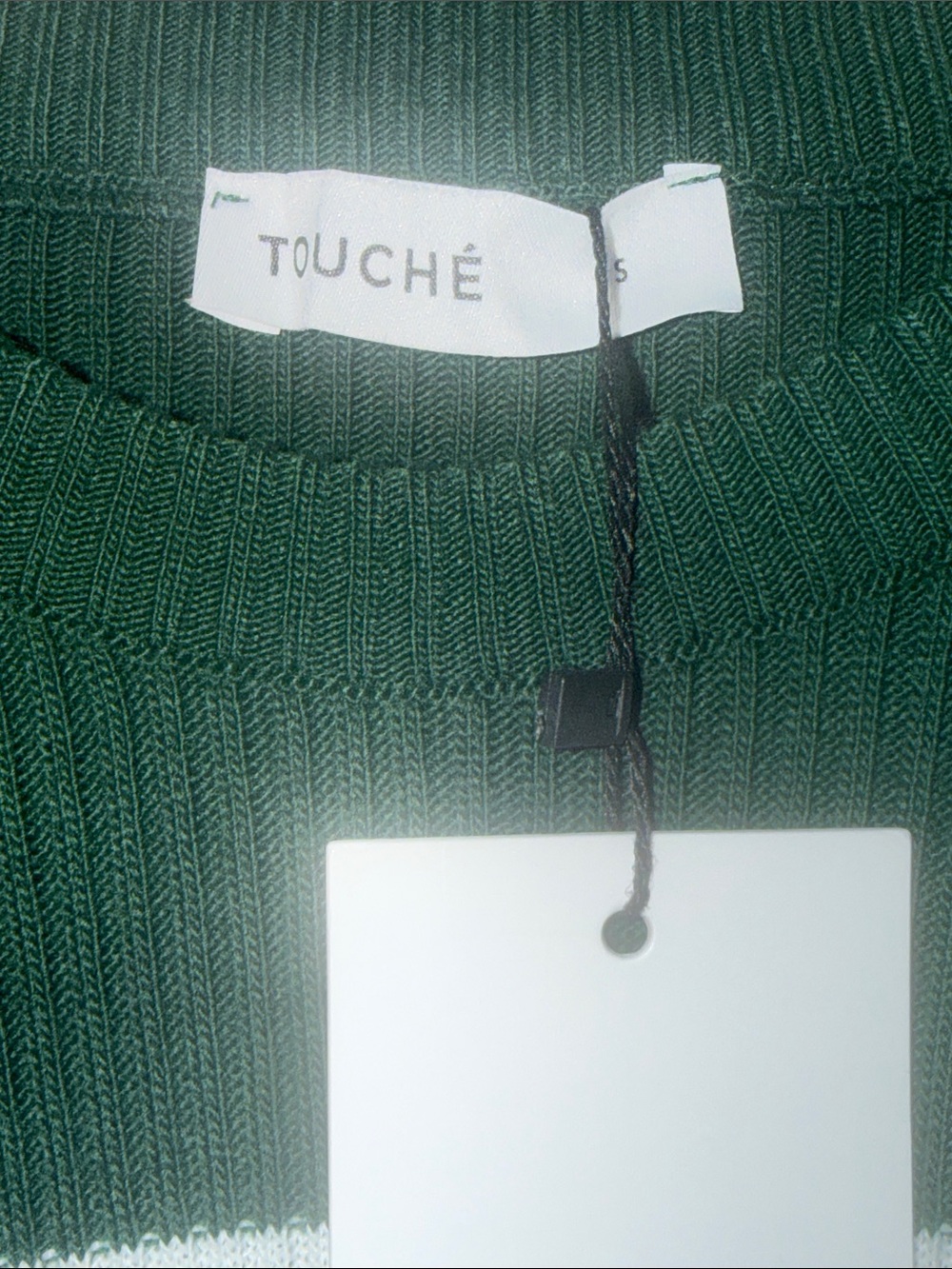 Touché prive Colorblock Striped Rib-Knit Maxi Dress in Green & Blue Size S NWT - Picture 4 of 5